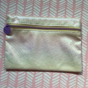 Ipsy glam bag pouch - September 2022 iridescent cosmetic pouch